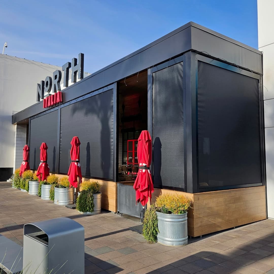 Restaurant patio shade installation Phoenix AZ