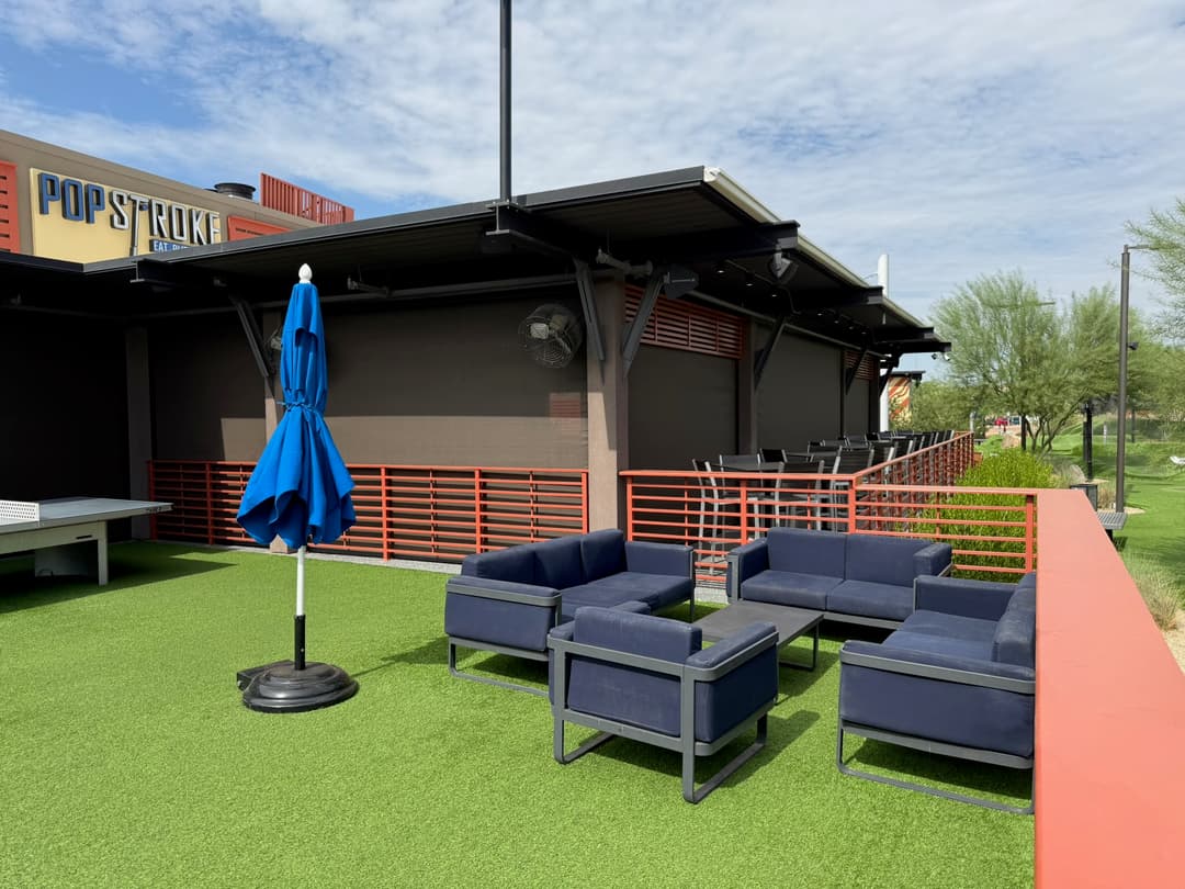 Restaurant patio shade installation Phoenix AZ