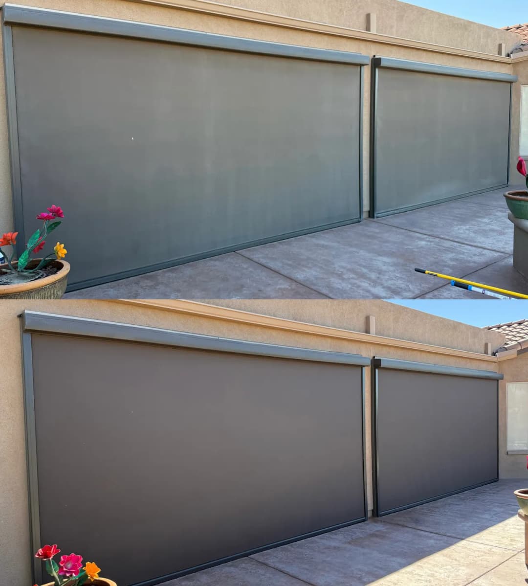 Exterior shade cleaning and maintenance Phoenix AZ